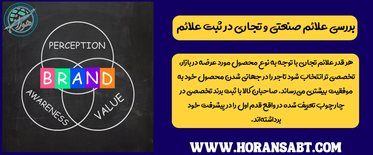 بررسی علائم صنعتی و تجاری در ثبت علائم